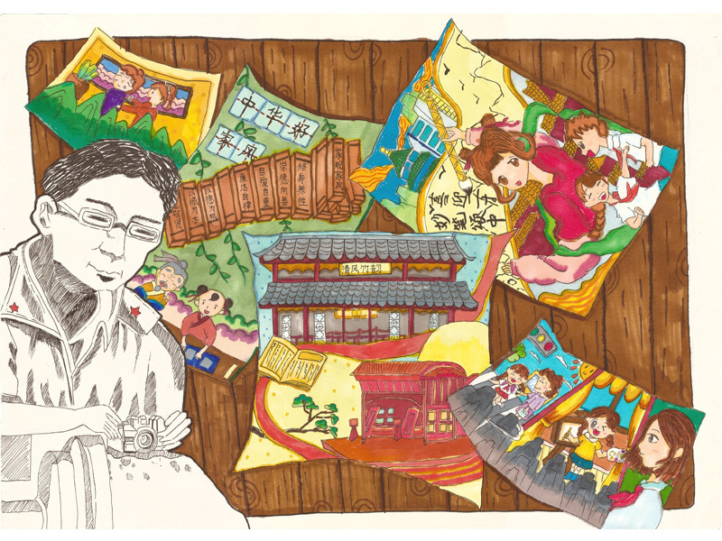 嘉兴市南湖区南湖创业bifa必发88602班 张怡婷《镜头下的故事》.jpg